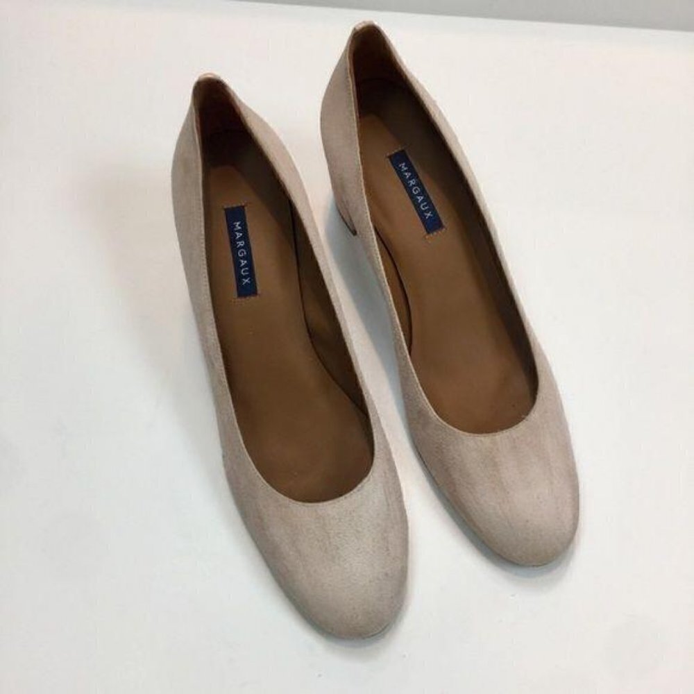 Margaux The Heel Suede Block Heels Sz 12.5 - Picture 6 of 13